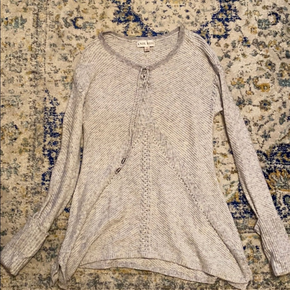 Knox Rose Grey Sweater